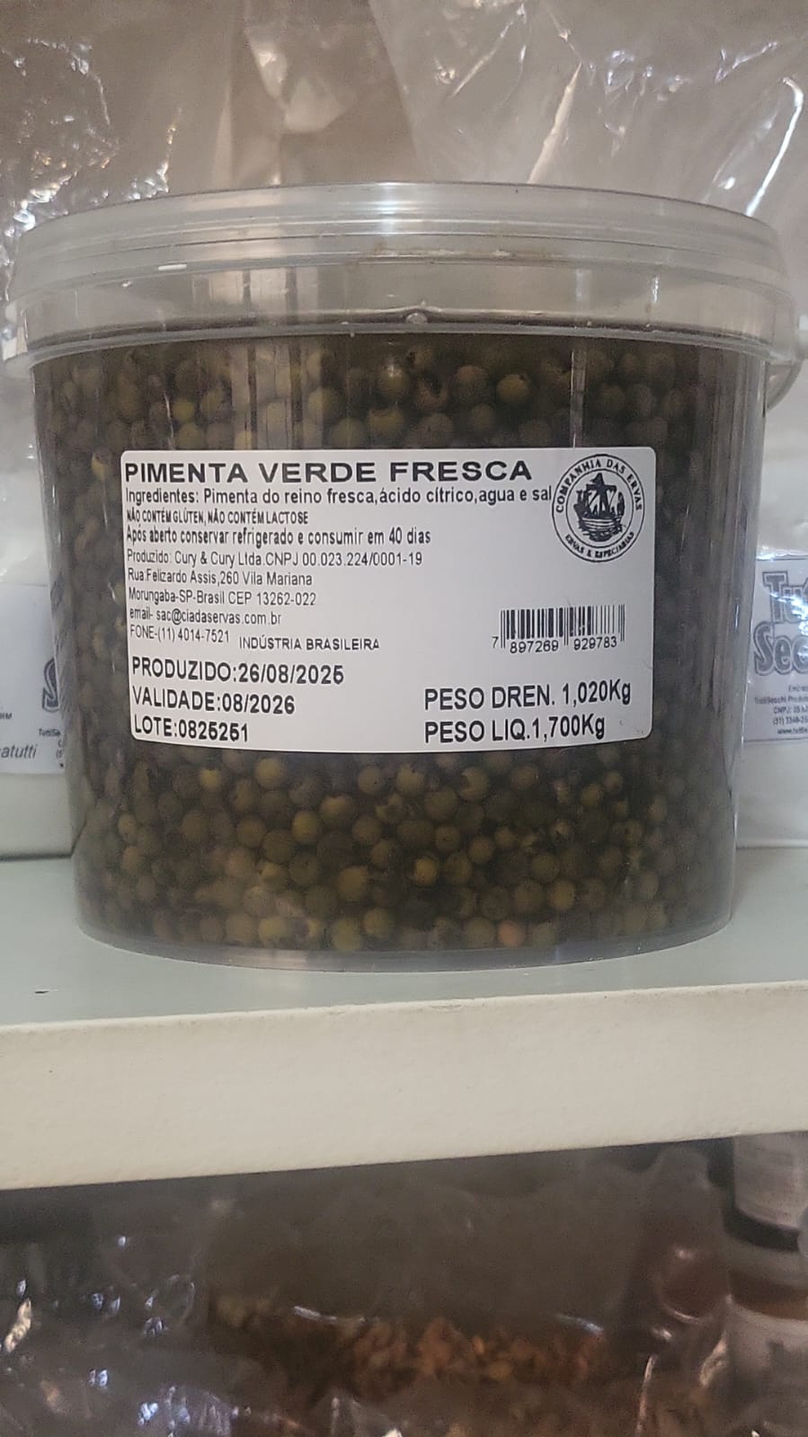 Pimenta Verde Fresca - Poivre