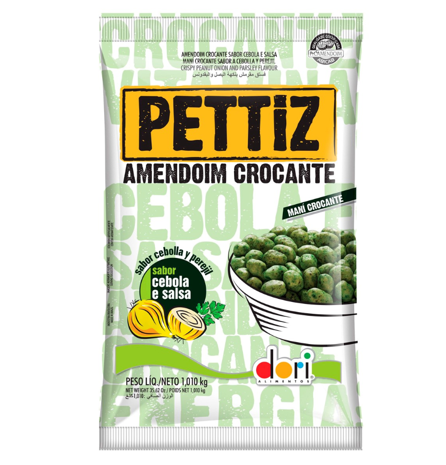 Amendoim Crocante Sabor Cebola e Salsa