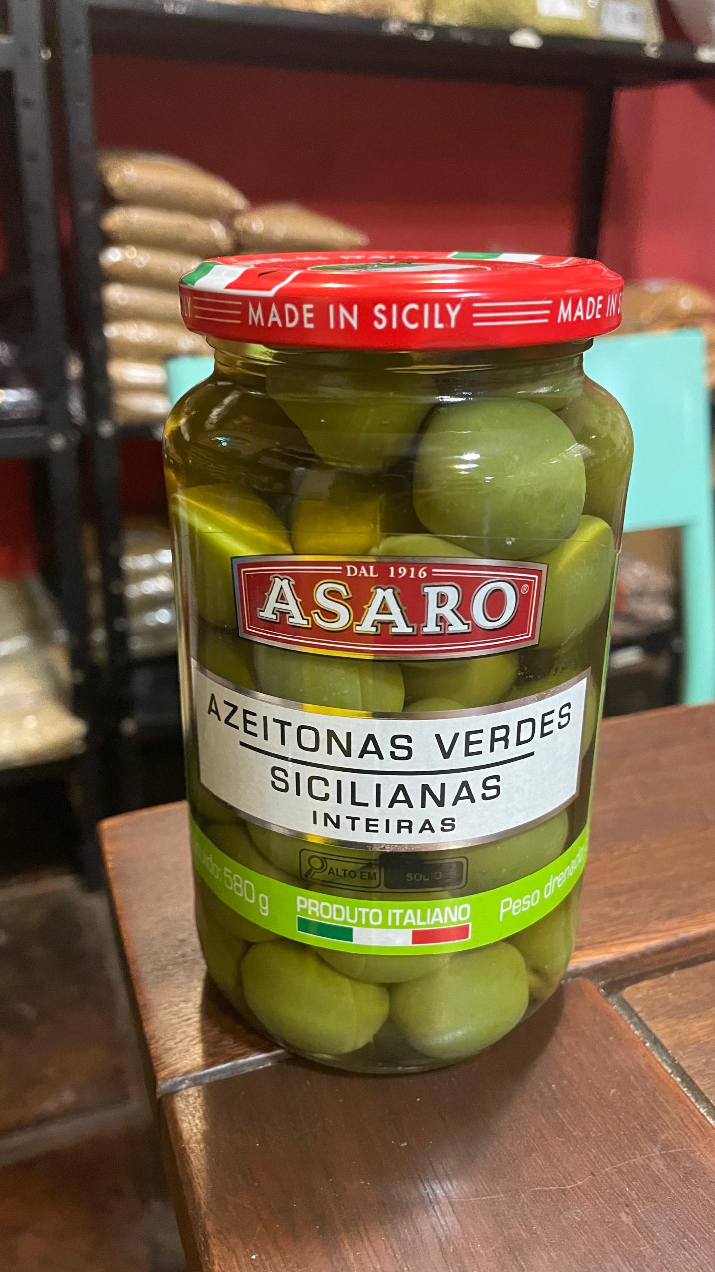 Azeitona verde Siciliana