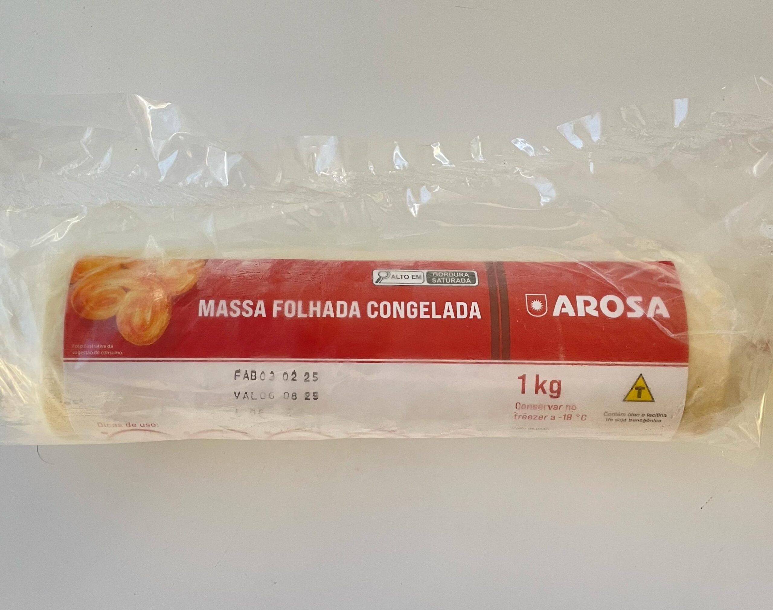Massa folhada congelada AROSA